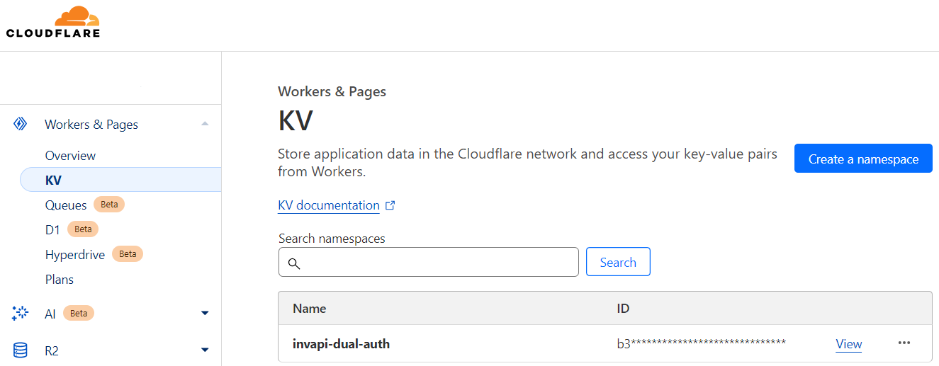 Cloudflare KV